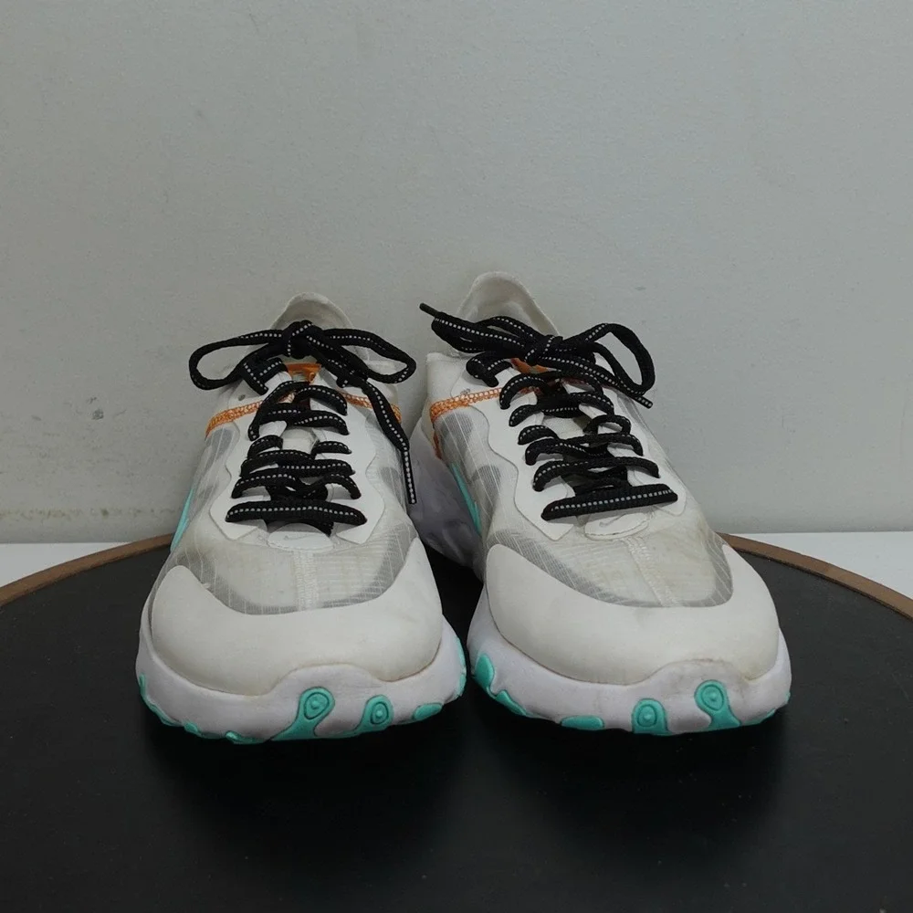 Nike React WR ISPA Women 9 Running Shoes White‎ Gray Teal Lightweight Casual